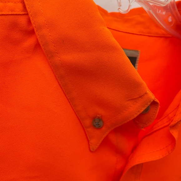 Orange Shirt Deer Hunting Outdoor Casual Game Winner Sportswear EUC Mens Sz XXL - Picture 6 of 8